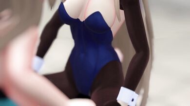 Sword Art Onlines Asuna and Alice Friends: Double Penetration with Mr Peanut