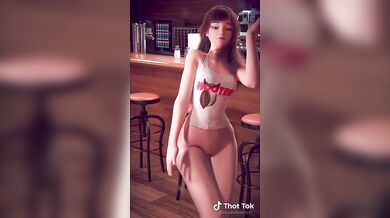 Watch this awesome 1080p animated hentai porn video featuring two hot Hooters waitresses, a thirsty tok, and their sexy animation skills!