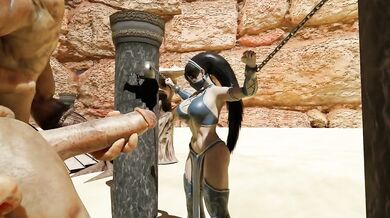 Mortal Kombat: Goros Ultimate Bukkake Massacre (Featuring Kitana) in The Dirt Den!