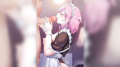 Please service my cock with your mouth, slut