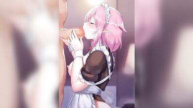 Please service my cock with your mouth, slut