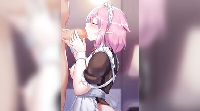 Please service my cock with your mouth, slut