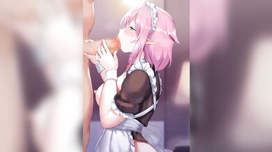 Please service my cock with your mouth, slut