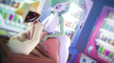 A hot futa gardevoir with a ton of pounds is being seduced by Adrian Dust Red in this hentai video
