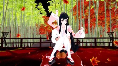 Kaguya Houraisan Gets Double Penetrated by Yakuza Members (Scene from Punyuz/Inksaw114)