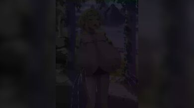 Watch as Zelda, the sexy princess, explores a ruined castle and inadvertently ruins her new dress