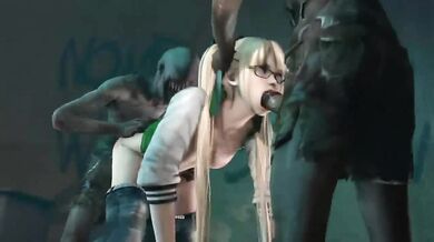 Watch as Marie Rose and her friend Candy crawl on the floor in search of a threesome with their lover, not your business