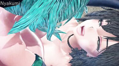 Watch as Nyakumi and Miku, both female and futa, get it on with each other in this hot and steamy Futa on Female Vers hentai video