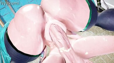 Watch as Nyakumi and Miku, both female and futa, get it on with each other in this hot and steamy Futa on Female Vers hentai video