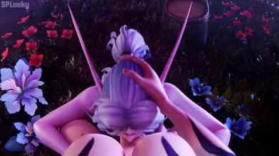 Watch this woodland rendezvous where Splatty Tama meets her match in the wild!