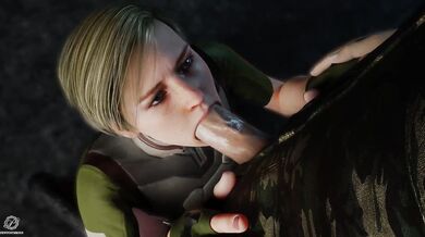 Watch Cassie give a blowjob to the Mortal Kombat character, Sub-Zero in this extended cut of PewPosterous porn video