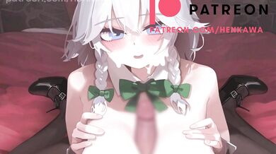 Sexual Tension in the Mansion: Izayoi and Sakuyas Paizuri Adventure