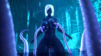 Watch as the Queen Nualia is played with by tentacles in this hot hentai porn video!