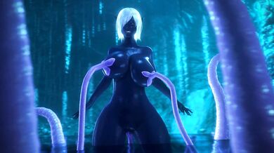 Watch as the Queen Nualia is played with by tentacles in this hot hentai porn video!