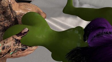 The Goblin is having fun with a full-bodied woman in this exciting Hentai Porn Video!