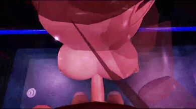 Mia moans as she gets pounded by two different dildos in the shower at 3AM (Roblox)