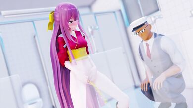 Watch hot and horny kinky lady pees in a crowded public bathroom stall while being watched by a hidden voyeur!