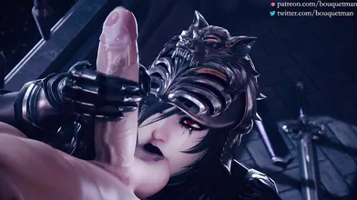 Handjob & Masturbation Soul Calibur Porn Animation (Bouquetman)