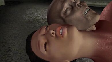 Sexy alien queen Qetesh gets down and dirty with her hot alien crew in a quickie porn video