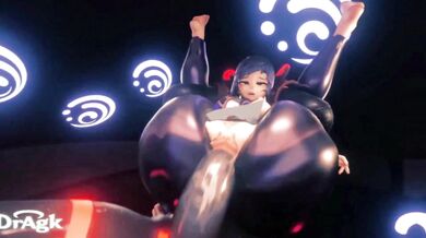 Write a 50-word sentence that describes the action of the PORN video in detail