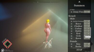 The Minotaur and Lizardman fight for dominance over the BBC Gauntlet while being watched by a horny Lala