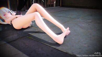 Sexy Manga Babe Gets Fucked by a Giant Cock