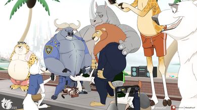 The Vixen and the Fox on a Steamy Zoo Adventure - (MetalFoxT)