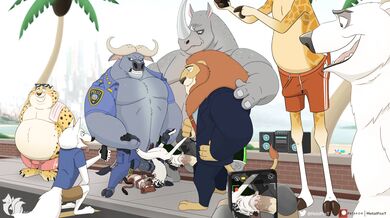 The Vixen and the Fox on a Steamy Zoo Adventure - (MetalFoxT)