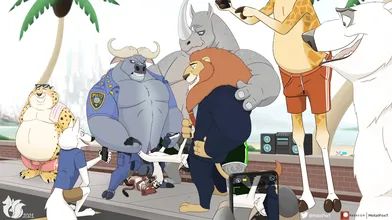 The Vixen and the Fox on a Steamy Zoo Adventure - (MetalFoxT)