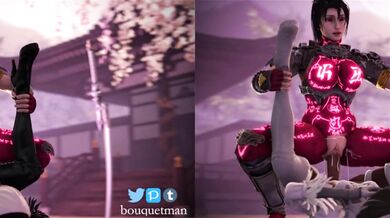 The Ultimate Battle between Taki and 2B, Part 2 (Split Screen)
