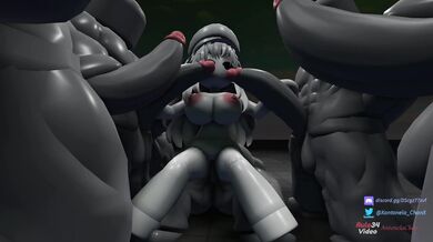 The One-eyed Monster Incarnate ravages a young woman in front of her shocked family!