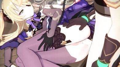 The Princess experiences anal pleasure in a new position!