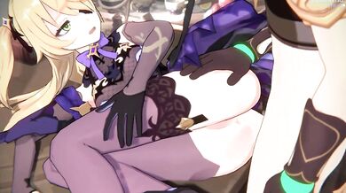 The Princess experiences anal pleasure in a new position!