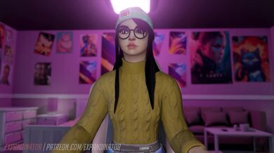 Killjoy Expands in her Bedroom [Expandinator]