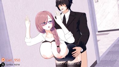 Miku the secretary - Animation Sex in Office