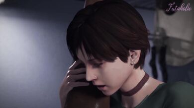 Rebecca Chambers, Sheva Alomar and their dirty anal creampies in the futa paradise