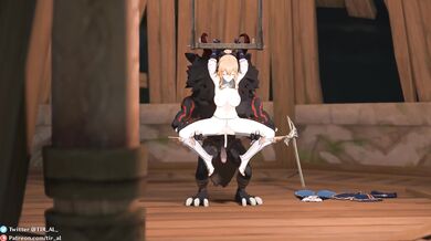 Jean X Hilichurl - Uncensored - Full 4K (Porn parody)