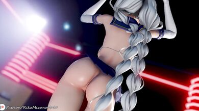 The passionate moment between Chocola and Cream, voiced by Kizuna Akari in MMD Vocaloid!