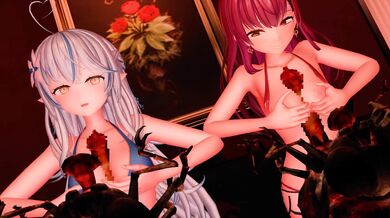 In the name of love, a bug-like insect is about to have intercourse with his partner on a ramimarin