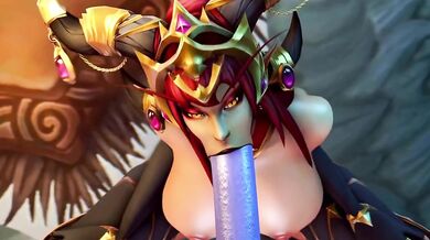 Watch this amazing porn video of 30 hot nude chicks clutching their breasts while having sex with dragons in a private room