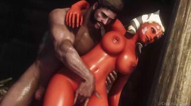 Sexy MILF Ahsoka gets fucked hard by a stranger and feels chronic shame afterwards