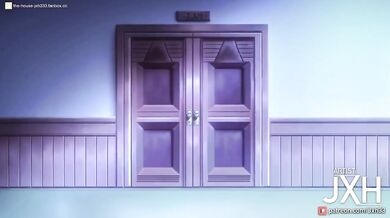 Riding backwards on a horse, Ai Hayasaka takes control of the ride in reverse cowgirl position