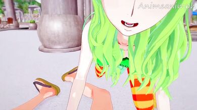 Luffy and Nami get naughty in the treasure vaults