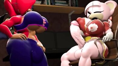 Dark Mansion Desires: A Tale of Two Superheroines