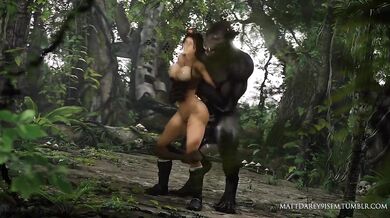 The Naughty Werewolf Takes Lara Croft on a Wild SFMEvent