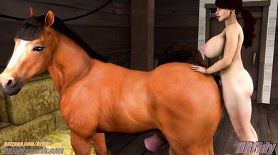Three-dimensional shemales with horses fucking in a virtual reality world - Ride Em HRfidy