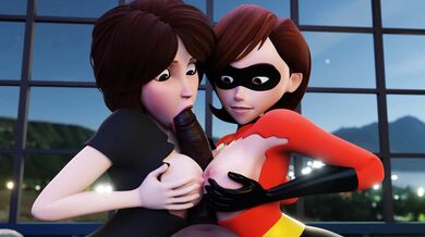 Cassandra and Helens Black Asses Saved by a 4K Ultra HD Video Camera