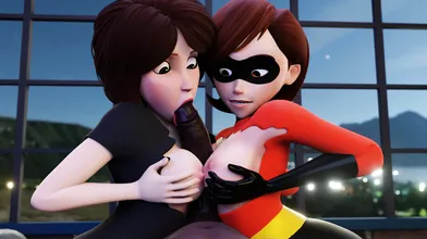 Cassandra and Helens Black Asses Saved by a 4K Ultra HD Video Camera