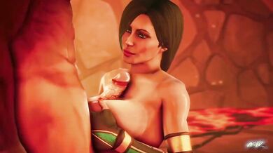 -------------------- Watch Jade give a hot blowjob and get fucked doggy style in the FapZone!