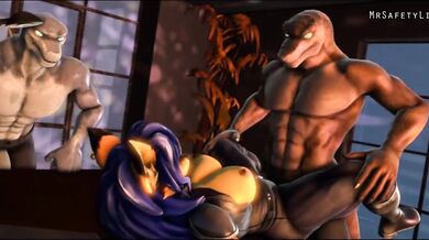 The Lustful Adventures of Carmelita Fox and the Lizardmen - Starring Mr Safety Lion